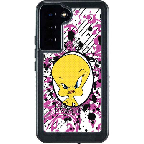 Looney Tunes Tweety Bird with Attitude Galaxy S24 Plus Waterproof Case